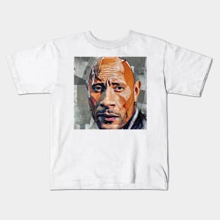 Portrait of Dwayne Kids T-Shirt